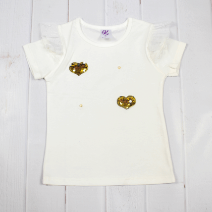 Polo Corazón Dorado
